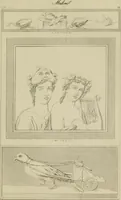 Picture 77 of 140 from Herculanum et Pompéi, recueil général des peintures, bronzes, mosaïques, etc., découverts jusqu'à ce jour, et reproduits d'apreès Le antichita di Ercolano, Il Museo borbonico, et tous les ouvrages analogues (1870), leaf 186