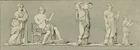Picture 9 of 140 from Herculanum et Pompéi, recueil général des peintures, bronzes, mosaïques, etc., découverts jusqu'à ce jour, et reproduits d'apreès Le antichita di Ercolano, Il Museo borbonico, et tous les ouvrages analogues (1870), leaf 26