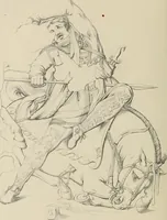 An illustration from Herculanum et Pompéi, recueil général des peintures, bronzes, mosaïques, etc., découverts jusqu'à ce jour, et reproduits d'apreès Le antichita di Ercolano, Il Museo borbonico, et tous les ouvrages analogues (1870)