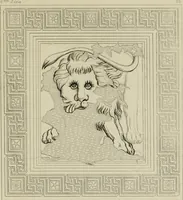 An illustration from Herculanum et Pompéi, recueil général des peintures, bronzes, mosaïques, etc., découverts jusqu'à ce jour, et reproduits d'apreès Le antichita di Ercolano, Il Museo borbonico, et tous les ouvrages analogues (1870)