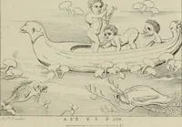 An illustration from Herculanum et Pompéi, recueil général des peintures, bronzes, mosaïques, etc., découverts jusqu'à ce jour, et reproduits d'apreès Le antichita di Ercolano, Il Museo borbonico, et tous les ouvrages analogues (1870)