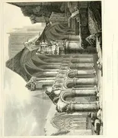 An illustration from The history and antiquities of the cathedral church of Hereford : illustrated by a series of engravings of views, elevations, and plans of that edifice, with biographical anecdotes of eminent persons connected with the establishment (1831)