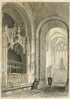 An illustration from The history and antiquities of the cathedral church of Hereford : illustrated by a series of engravings of views, elevations, and plans of that edifice, with biographical anecdotes of eminent persons connected with the establishment (1831)