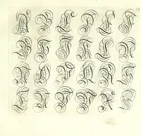 An illustration from Herleitung der Current-Schrift (1700)