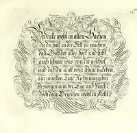 An illustration from Herleitung der Current-Schrift (1700)