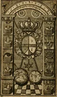 An illustration from Hermetischer Triumph-Bogen, auf zweyen Wunder-Säulen der grossen und kleinen Welt bevestiget : das ist, zwey Tractätlein von der wahren, ewigen und einigen Weisheit zu des Menschen zeitlichem und ewigem Wohlseyn : das erste, genannt Cabbala mystica naturae, handelnd von dem feurigen Liebes-Saltze der göttlichen Barmhertzigkeit, sonst genannt lapis philosophorum : und das zweyte, Occulta occultissime, handelnd von der ersten materia lapidis philosophorum, und von dem Menschen, sonderlich aber von ihrer Reinigung, um sie zu dem Endzweck der Weisheit zu befördern (1741)