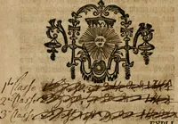 Picture 15 of 36 from Hermetischer Triumph-Bogen, auf zweyen Wunder-Säulen der grossen und kleinen Welt bevestiget : das ist, zwey Tractätlein von der wahren, ewigen und einigen Weisheit zu des Menschen zeitlichem und ewigem Wohlseyn : das erste, genannt Cabbala mystica naturae, handelnd von dem feurigen Liebes-Saltze der göttlichen Barmhertzigkeit, sonst genannt lapis philosophorum : und das zweyte, Occulta occultissime, handelnd von der ersten materia lapidis philosophorum, und von dem Menschen, sonderlich aber von ihrer Reinigung, um sie zu dem Endzweck der Weisheit zu befördern (1741), leaf 157