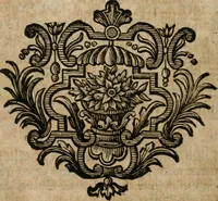 An illustration from Hermetischer Triumph-Bogen, auf zweyen Wunder-Säulen der grossen und kleinen Welt bevestiget : das ist, zwey Tractätlein von der wahren, ewigen und einigen Weisheit zu des Menschen zeitlichem und ewigem Wohlseyn : das erste, genannt Cabbala mystica naturae, handelnd von dem feurigen Liebes-Saltze der göttlichen Barmhertzigkeit, sonst genannt lapis philosophorum : und das zweyte, Occulta occultissime, handelnd von der ersten materia lapidis philosophorum, und von dem Menschen, sonderlich aber von ihrer Reinigung, um sie zu dem Endzweck der Weisheit zu befördern (1741)