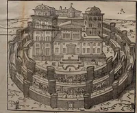 An illustration from Herodoti Halicarnassei Historiae libri IX : et De vita Homeri libellus (1595)