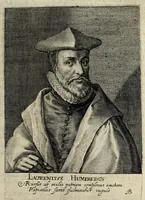 An illustration from Heroologia Anglica : hoc est clarissimorum et doctissimorum : aliqout [sic] Anglorum, qui floruerunt ab anno Cristi. M.D. vsq[ue] ad presentem annum M.D.C.XX viuae effigies vitae et elogia : duobus tomis (1620)