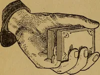 An illustration from Herrmann's wizards' manual; a practical treatise on coin tricks (1916)
