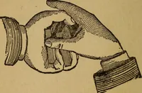 An illustration from Herrmann's wizards' manual; a practical treatise on coin tricks (1916)