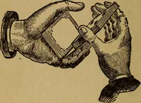 An illustration from Herrmann's wizards' manual; a practical treatise on coin tricks (1916)