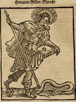 Picture 33 of 59 from Herrn Caesaris Ripa von Perusien, Ritters von St. Mauritio und Lazaro [et]c., Erneuerte Iconologia, oder, Bildersprach : worinen allerhand anmuhtige Aussbildungen ... erkläret werden (1669), leaf 101