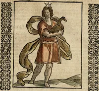 An illustration from Herrn Caesaris Ripa von Perusien, Ritters von St. Mauritio und Lazaro [et]c., Erneuerte Iconologia, oder, Bildersprach : worinen allerhand anmuhtige Aussbildungen ... erkläret werden (1669)