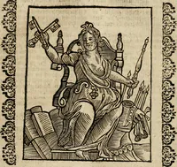 Picture 36 of 59 from Herrn Caesaris Ripa von Perusien, Ritters von St. Mauritio und Lazaro [et]c., Erneuerte Iconologia, oder, Bildersprach : worinen allerhand anmuhtige Aussbildungen ... erkläret werden (1669), leaf 110