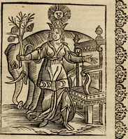 Picture 43 of 59 from Herrn Caesaris Ripa von Perusien, Ritters von St. Mauritio und Lazaro [et]c., Erneuerte Iconologia, oder, Bildersprach : worinen allerhand anmuhtige Aussbildungen ... erkläret werden (1669), leaf 134