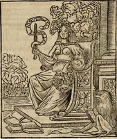 An illustration from Herrn Caesaris Ripa von Perusien, Ritters von St. Mauritio und Lazaro [et]c., Erneuerte Iconologia, oder, Bildersprach : worinen allerhand anmuhtige Aussbildungen ... erkläret werden (1669)