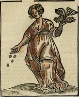 An illustration from Herrn Caesaris Ripa von Perusien, Ritters von St. Mauritio und Lazaro [et]c., Erneuerte Iconologia, oder, Bildersprach : worinen allerhand anmuhtige Aussbildungen ... erkläret werden (1669)