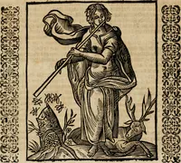 An illustration from Herrn Caesaris Ripa von Perusien, Ritters von St. Mauritio und Lazaro [et]c., Erneuerte Iconologia, oder, Bildersprach : worinen allerhand anmuhtige Aussbildungen ... erkläret werden (1669)