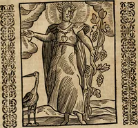 An illustration from Herrn Caesaris Ripa von Perusien, Ritters von St. Mauritio und Lazaro [et]c., Erneuerte Iconologia, oder, Bildersprach : worinen allerhand anmuhtige Aussbildungen ... erkläret werden (1669)