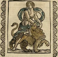 An illustration from Herrn Caesaris Ripa von Perusien, Ritters von St. Mauritio und Lazaro [et]c., Erneuerte Iconologia, oder, Bildersprach : worinen allerhand anmuhtige Aussbildungen ... erkläret werden (1669)