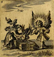 An illustration from Hertzen Schuel, oder, Des von Gott abgefüerten Herzens (1664)