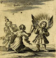 An illustration from Hertzen Schuel, oder, Des von Gott abgefüerten Herzens (1664)