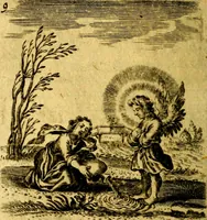 An illustration from Hertzen Schuel, oder, Des von Gott abgefüerten Herzens (1664)
