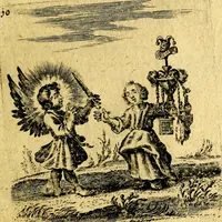 An illustration from Hertzen Schuel, oder, Des von Gott abgefüerten Herzens (1664)