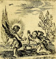An illustration from Hertzen Schuel, oder, Des von Gott abgefüerten Herzens (1664)