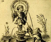 An illustration from Hertzen Schuel, oder, Des von Gott abgefüerten Herzens (1664)