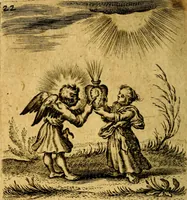 An illustration from Hertzen Schuel, oder, Des von Gott abgefüerten Herzens (1664)