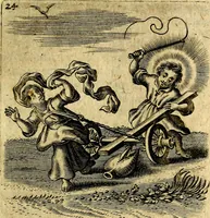 An illustration from Hertzen Schuel, oder, Des von Gott abgefüerten Herzens (1664)