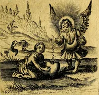 An illustration from Hertzen Schuel, oder, Des von Gott abgefüerten Herzens (1664)