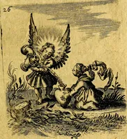 An illustration from Hertzen Schuel, oder, Des von Gott abgefüerten Herzens (1664)