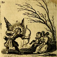 An illustration from Hertzen Schuel, oder, Des von Gott abgefüerten Herzens (1664)