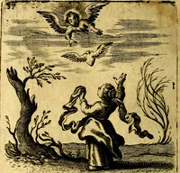 An illustration from Hertzen Schuel, oder, Des von Gott abgefüerten Herzens (1664)