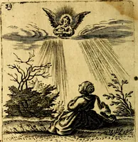 An illustration from Hertzen Schuel, oder, Des von Gott abgefüerten Herzens (1664)