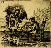 An illustration from Hertzen Schuel, oder, Des von Gott abgefüerten Herzens (1664)