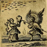 An illustration from Hertzen Schuel, oder, Des von Gott abgefüerten Herzens (1664)