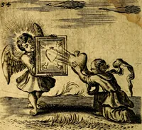 An illustration from Hertzen Schuel, oder, Des von Gott abgefüerten Herzens (1664)
