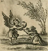 Picture 28 of 68 from Hertzen Schuel, oder, Des von Gott abgefüerten Herzens Widerbringung zu Gott, vnd Vnderweisung (1664), leaf 416