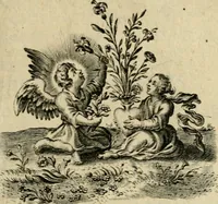 An illustration from Hertzen Schuel, oder, Des von Gott abgefüerten Herzens Widerbringung zu Gott, vnd Vnderweisung (1664)