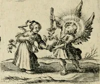 Picture 42 of 68 from Hertzen Schuel, oder, Des von Gott abgefüerten Herzens Widerbringung zu Gott, vnd Vnderweisung (1664), leaf 595
