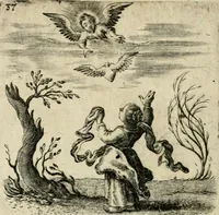 Picture 44 of 68 from Hertzen Schuel, oder, Des von Gott abgefüerten Herzens Widerbringung zu Gott, vnd Vnderweisung (1664), leaf 619