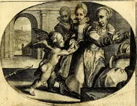 An illustration from Het ambach van Cvpido, op een nieuw ouersien ende verbetert (1615)