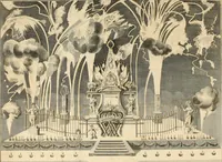 An illustration from Het blyde Breda, ofte, Kort verhaal van de plegtige intrede van den allerdoorlugtigsten vorst Willem Carel Hendrik Friso, prince van Oranje en Nassau ... als heer en baron van Breda, ende haare koninklyke hoogheid Anna, kroonprincesse van Engeland, Schotland ... : geschied op den XIII. van herfst-maand, MDCCXXXVII (1737)