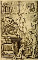 An illustration from Het duyfken in de steen-rotse; dat is, Eene mede-lydende ziele op de bittere passie Jesu Christi mediterende. Gemaekt door eenen Priester der Societeyt Jesu. 8. druck, rycker van stoffe, van beelden en van poësie (1753)