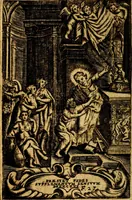 An illustration from Het duyfken in de steen-rotse; dat is, Eene mede-lydende ziele op de bittere passie Jesu Christi mediterende. Gemaekt door eenen Priester der Societeyt Jesu. 8. druck, rycker van stoffe, van beelden en van poësie (1753)